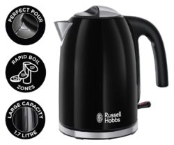 Russell Hobbs - Colours+ Stainless Steel Black - Kettle 20413